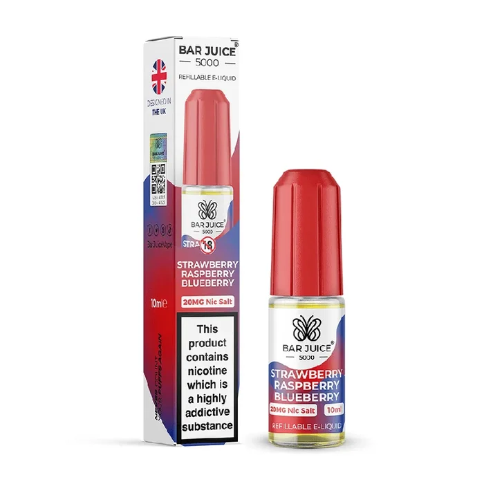 Strawberry Raspberry Blueberry Bar Juice 5000 Nic Salt E-Liquid