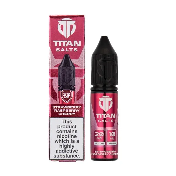 Strawberry Raspberry Cherry Nic Salt E-Liquid by Gold Bar Titan