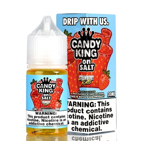 Strawberry Rolls on Salt – Candy King E-Juice