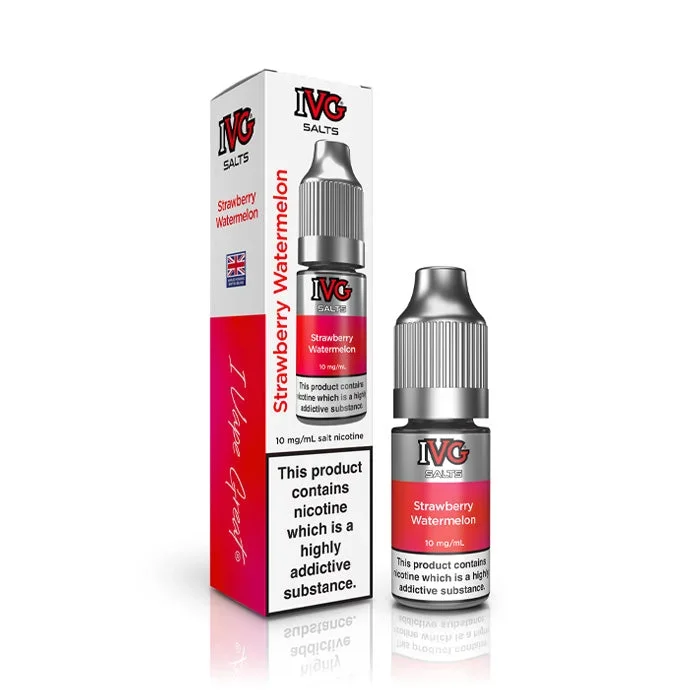 Strawberry Watermelon 10ml Nic Salt E-Liquid by IVG