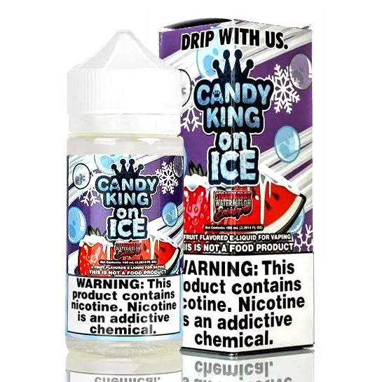 Strawberry Watermelon Bubblegum on Ice – Candy King E-Juice (100 ml)