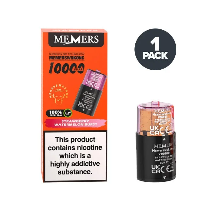 Strawberry Watermelon Burst Memers Wukong V10000 Prefilled Pods
