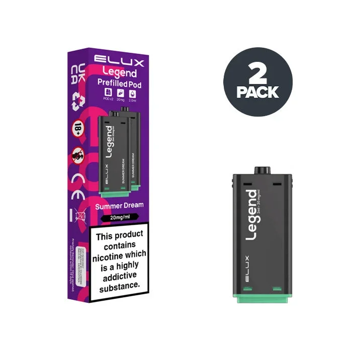 Summer Dream Elux Legend 1500 2 in 1 Prefilled Pods