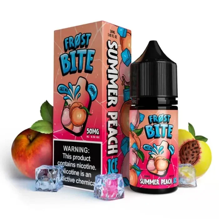Summer Peach Ice Nicotine Salt by Frost Bite