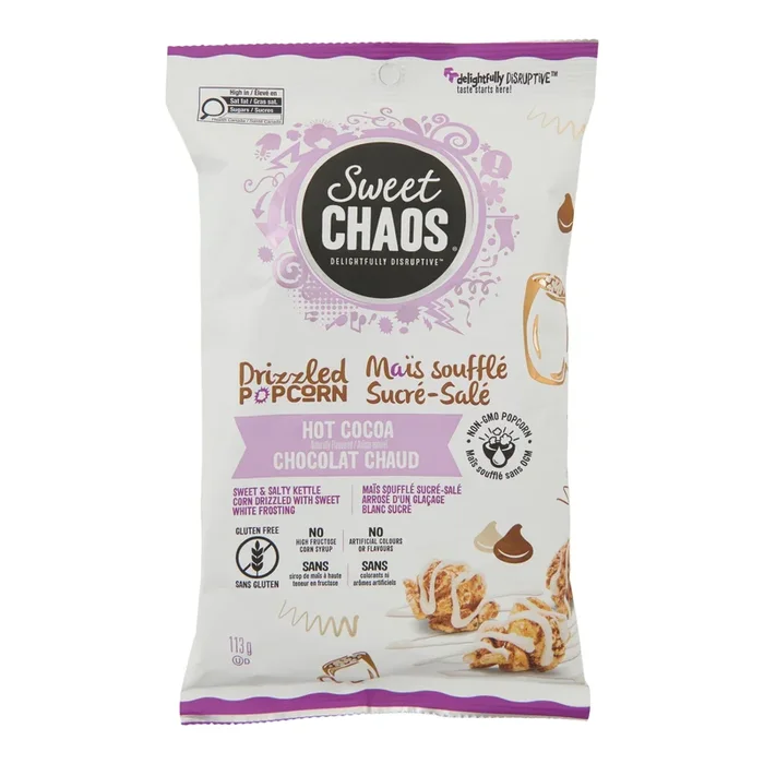 Sweet Chaos Drizzled Popcorn Hot Cocoa, 113 g