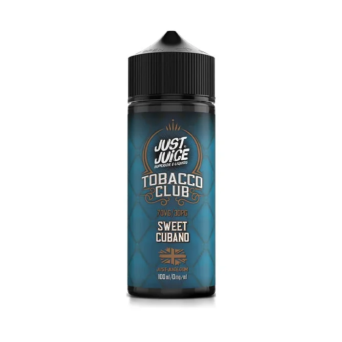 Sweet Cubano Tobacco 100ml Shortfill E-Liquid by Just Juice