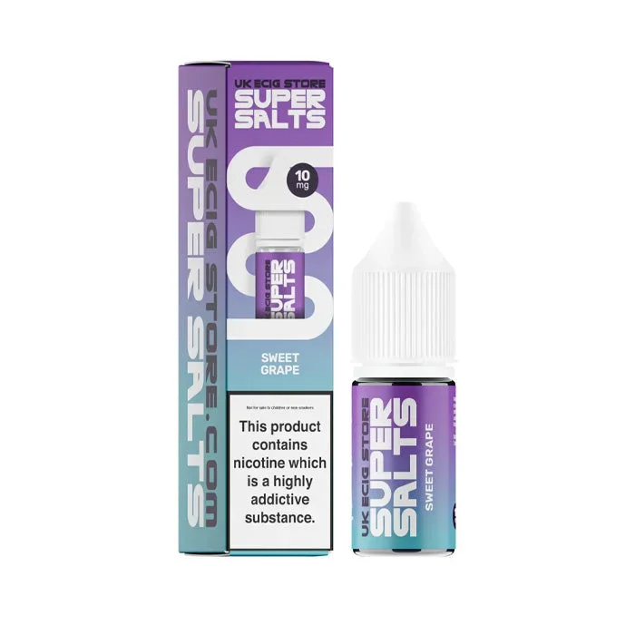 Sweet Grape Nic Salt E-Liquid by Super Salts