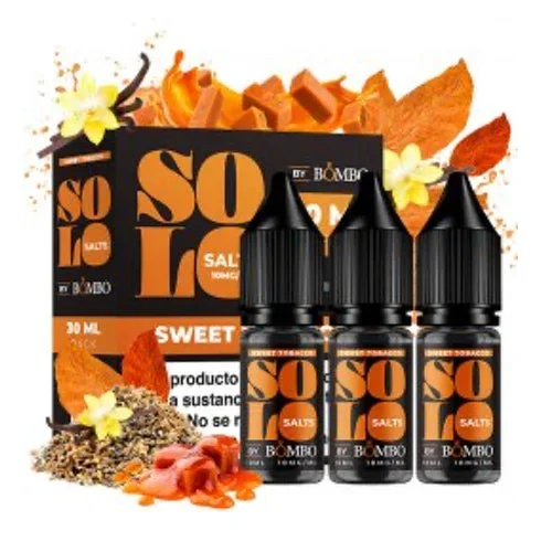 Sweet Tobacco 3x10ml – Solo Salts (Bombo)