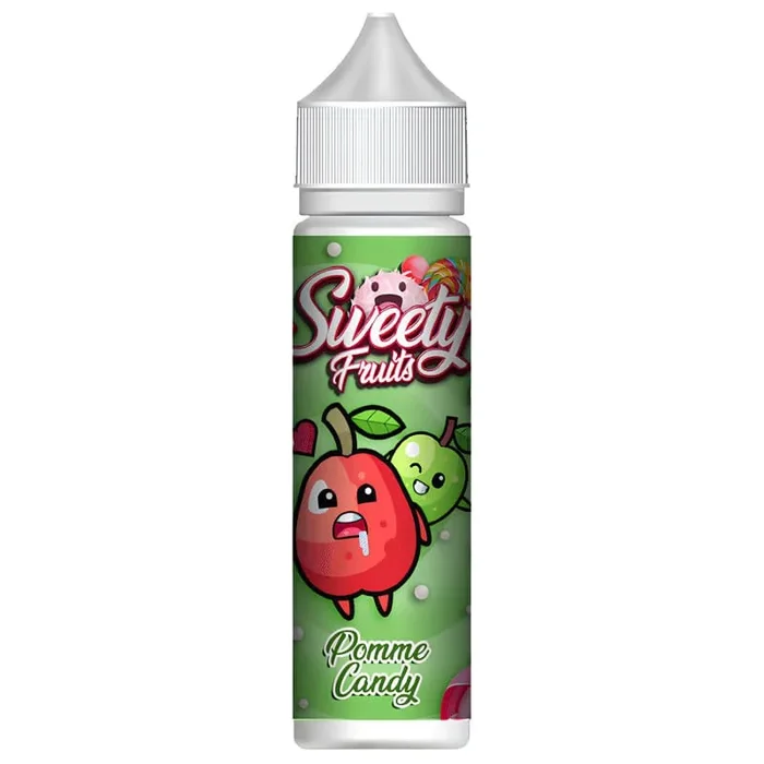 SWEETY FRUITS E-liquid Apple Candy 50ml
