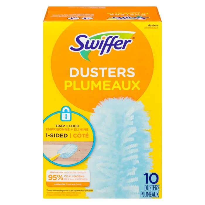 Swiffer Multi-Surface Cleaning Unscented Duster Refills, 10-Pack