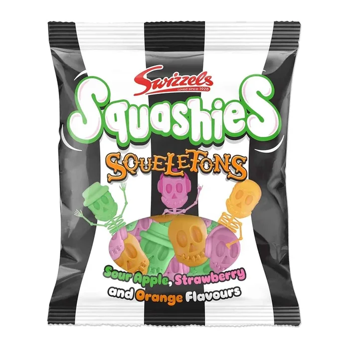 Swizzels Squashies Skeletons, 120 g