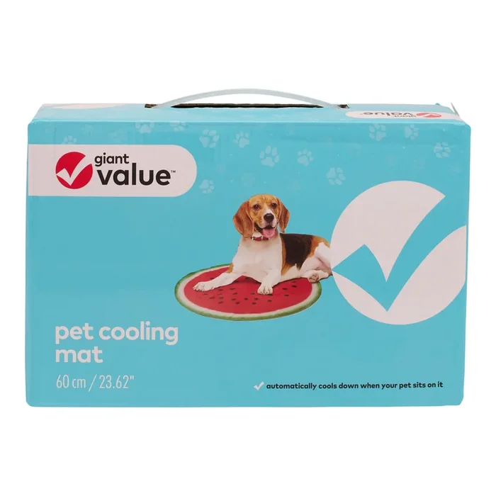 Tapis refroidissant pour animaux Giant Value, 23,6 po