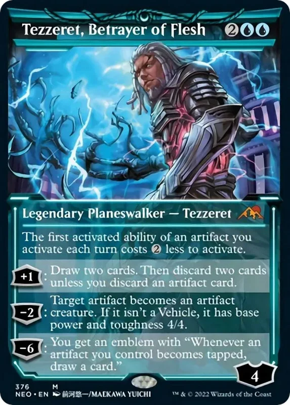 Tezzeret, Betrayer of Flesh (Showcase) (376) (NEO)