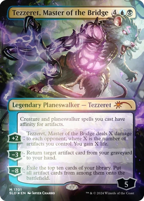 Tezzeret, Master of the Bridge (Rainbow Foil) (1701) (SLD)