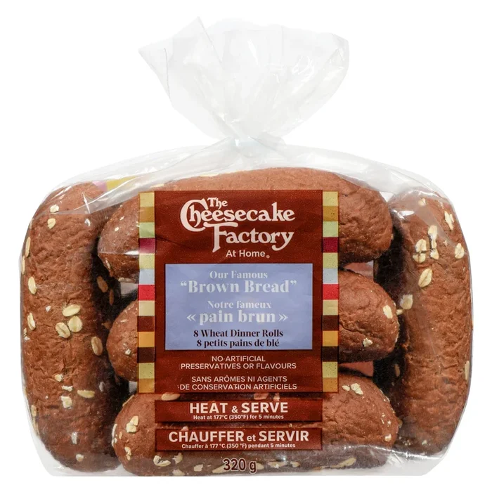The Cheesecake Factory At Home Wheat Dinner Rolls, 8-Pack, 320 g