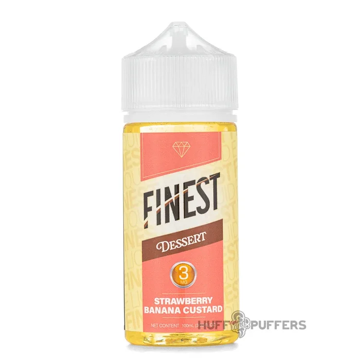 The Finest E-Liquid – Strawberry Banana Custard 100mL