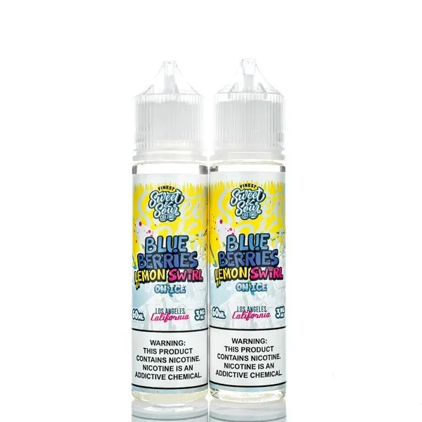 The Finest E-Liquid – Sweet & Sour – Blue Berries Lemon Swirl ICE – 120ml