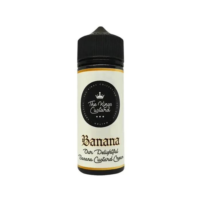 The Kings Custard Banana Custard 100ml Shortfill