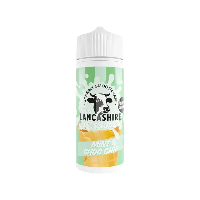 The Lancashire Ice Creamery Mint Choc Chip 100ml Shortfill