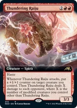 Thundering Raiju (Extended Art) (472) (NEO)