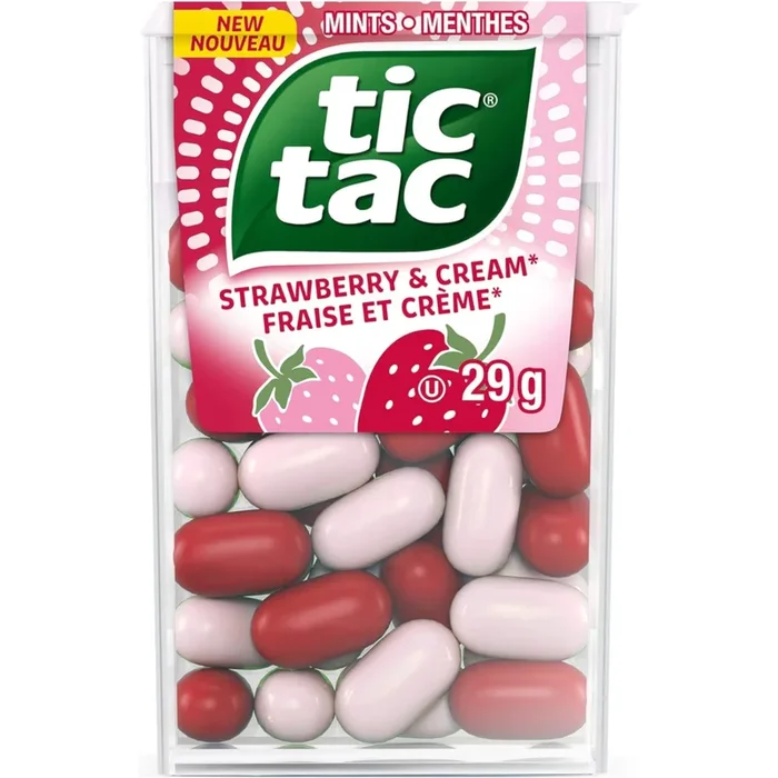 Tic Tac Strawberry and Cream Mints, 29-g