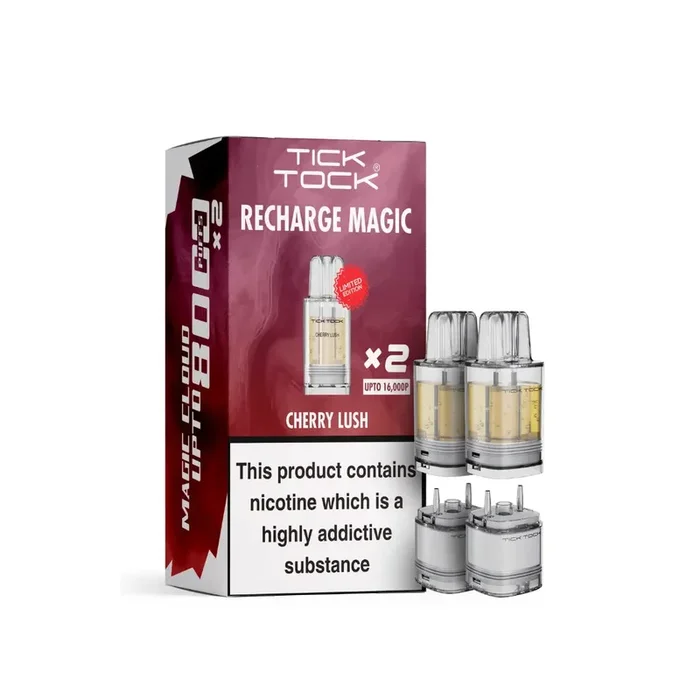 Tick Tock Magic 8000 Cherry Lush Refill Pods