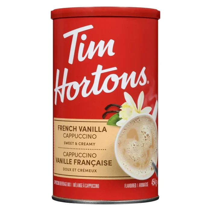 Tim Hortons Cappuccino Beverage Mix, French Vanilla, 454 g