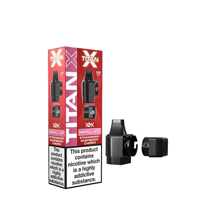 Titan X Strawberry Raspberry Cherry Refill Pods
