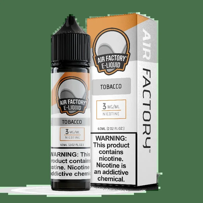 Tobacco – Air Factory E-Liquids – 60mL