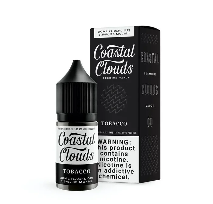Tobacco by Coastal Clouds Salt Series – 30ML E-Liquid