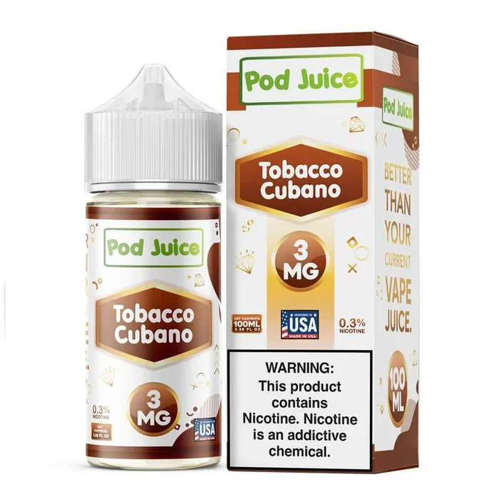Tobacco Cubano – Pod Juice – 100mL