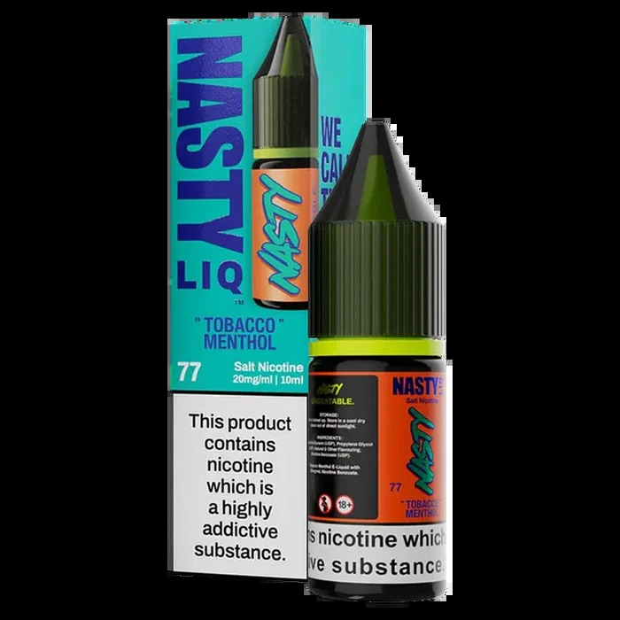 Tobacco Menthol Nasty Liq Nic Salt