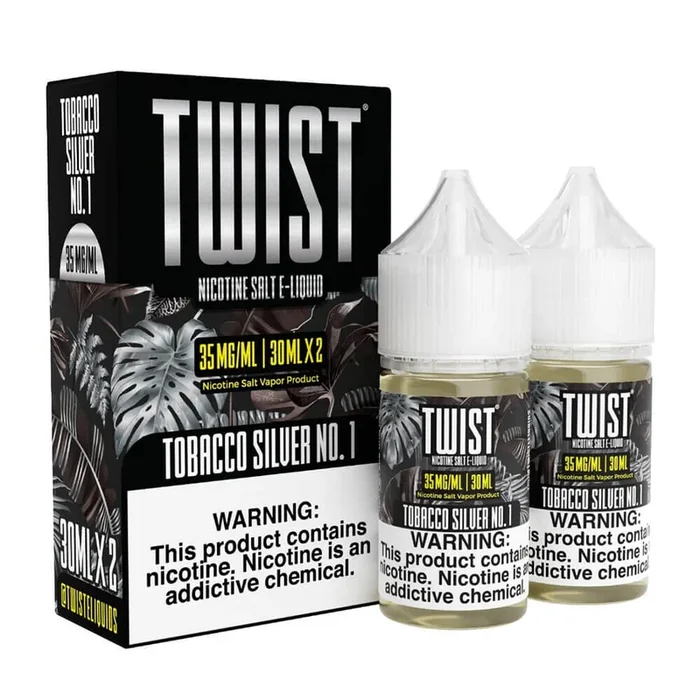 Tobacco Silver No. 1 | Twist Salts | x2-30mL