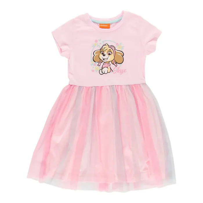 Toddler Girls’ Licensed Crew Neck Tutu Dress