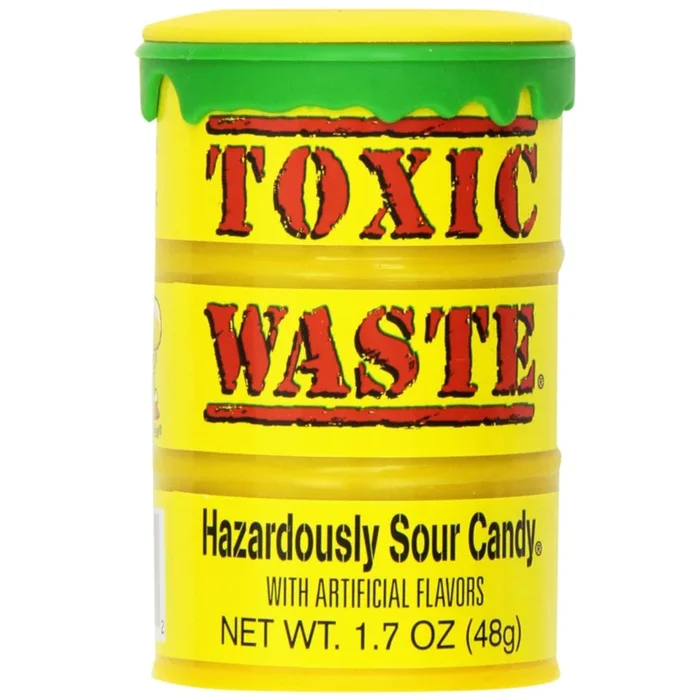 Toxic Waste Sour Candy, 48-g