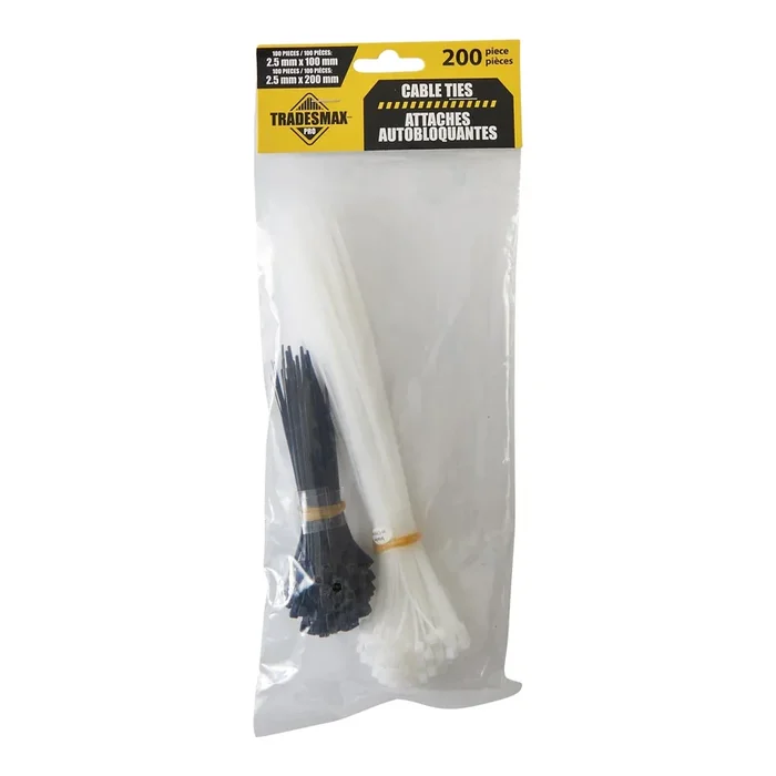 Tradesmax Pro Cable Ties – 200pc.