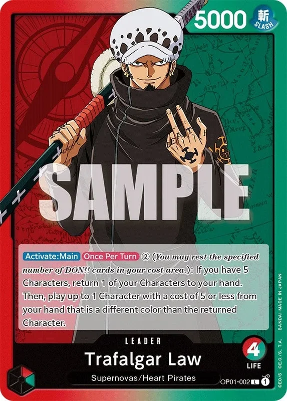 Trafalgar Law (002) (OP01-002) (OP01)