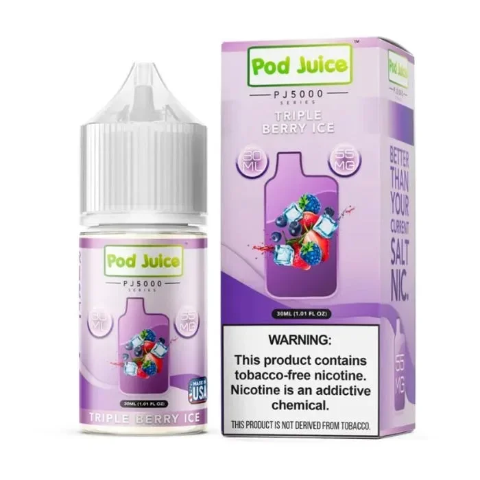 Triple Berry Ice Nicotine Salt by Pod Juice PJ5000