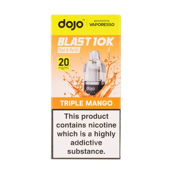 Triple Mango Dojo Blast 10K Prefilled Pod + Refill by Vaporesso