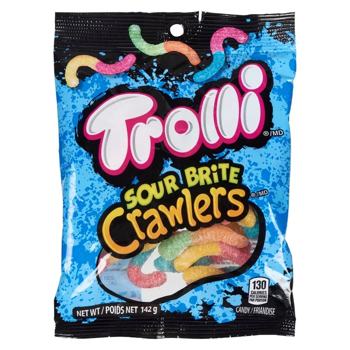 Trolli Sour Brite Crawlers Candy, 142-g