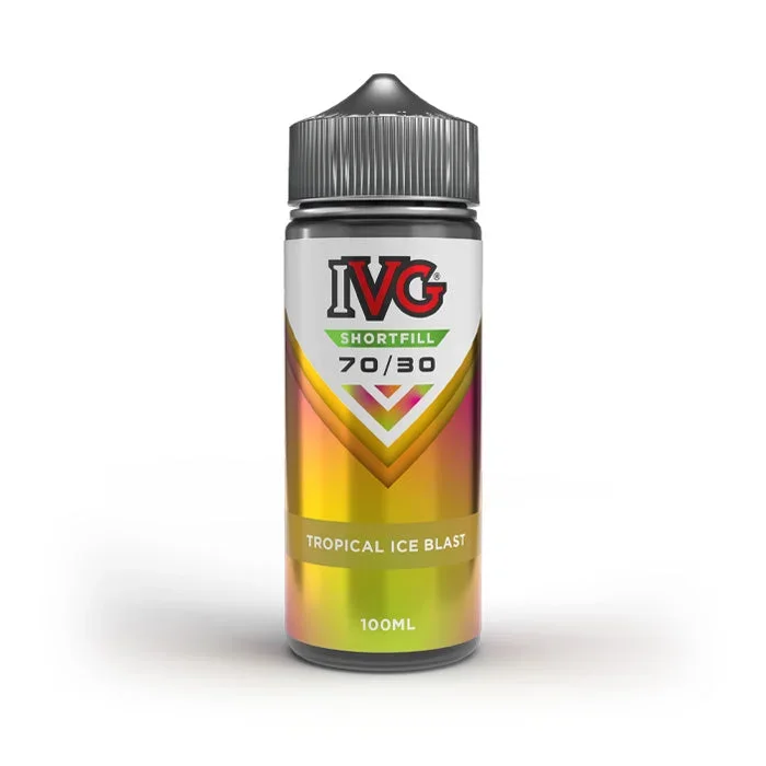 Tropical Ice Blast 100ml Shortfill E-Liquid by IVG