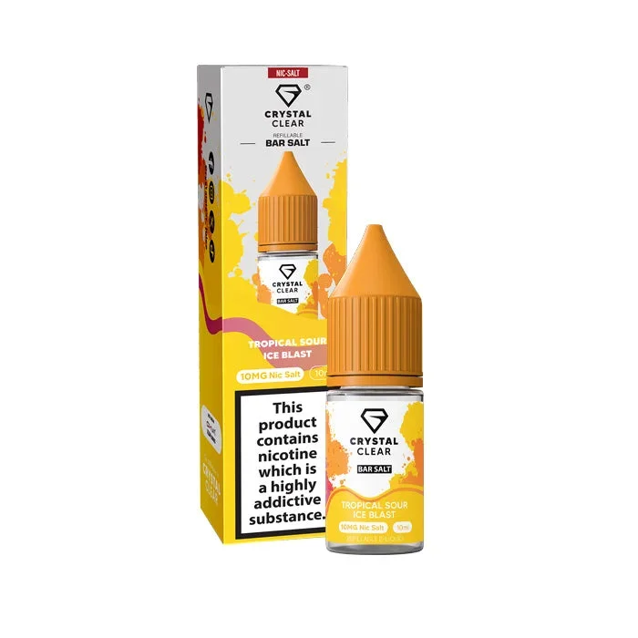 Tropical Sour Ice Blast Nicotine Salt by Crystal Clear