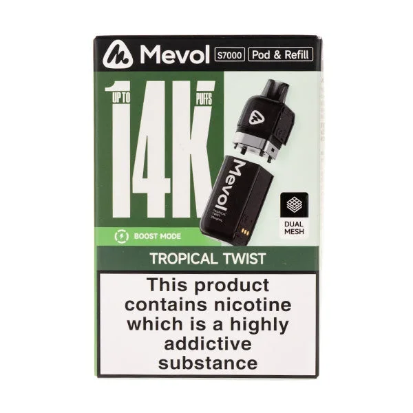 Tropical Twist S7000 Prefilled Pod + Refill by Mevol