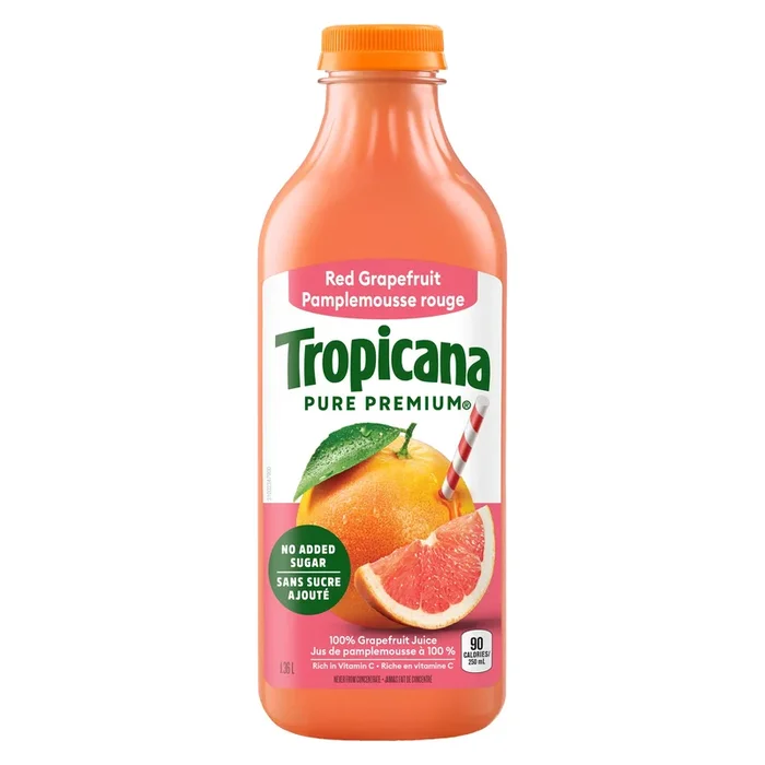 Tropicana Red Grapefruit Juice, 1.36 L