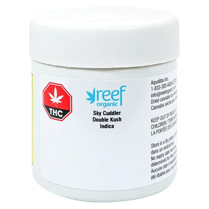 TSK Reef Organic Sky Cuddler Double Kush Flower