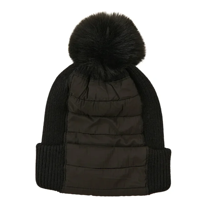 Tuque bouffante en tricot pour femmes