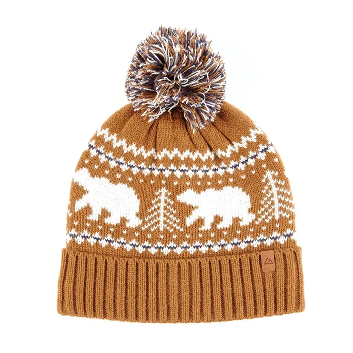 Tuque en jersey jacquard Mountain Ridge pour hommes