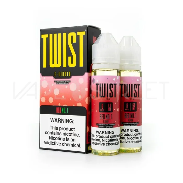 Twist E-Liquid Red No.1 Watermelon Madness (60ml x 2)
