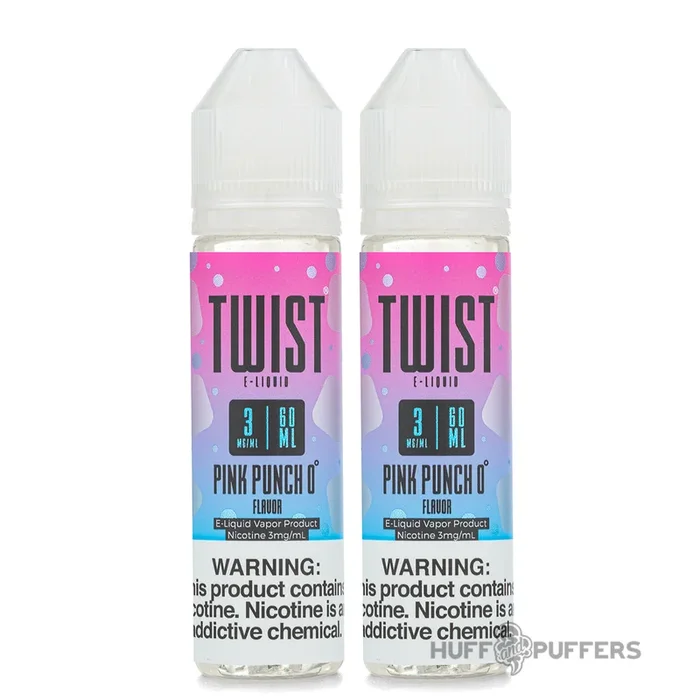 Twist E-Liquids – Pink 0° (Iced Pink Punch) 120mL