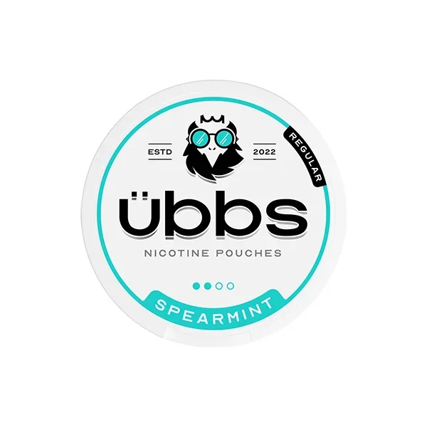Übbs – Spearmint Regular Strength Nicotine Pouches 6mg – 20 Pouches